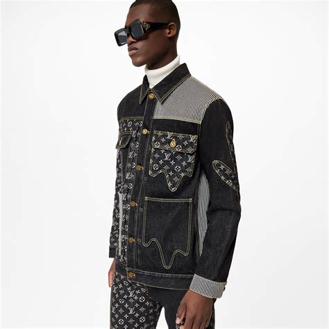 louis vuitton denim jacket men|louis vuitton denim jacket price.